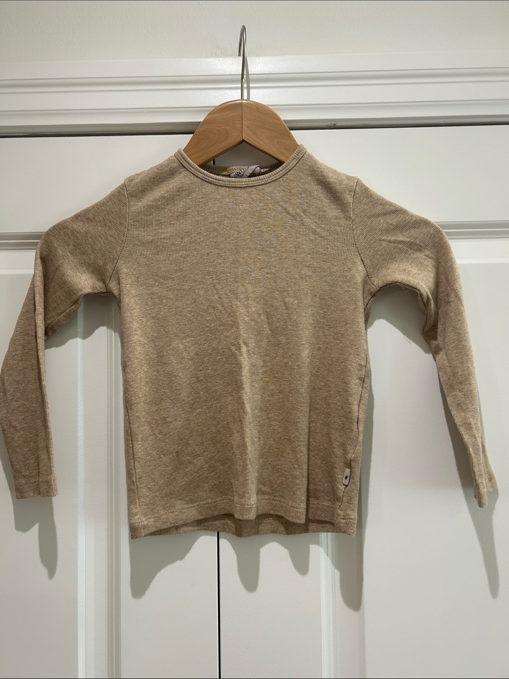 WHEAT KIDS Beige Long Sleeve Tee